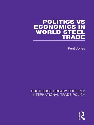 cover image of Politics vs Economics in World Steel Trade